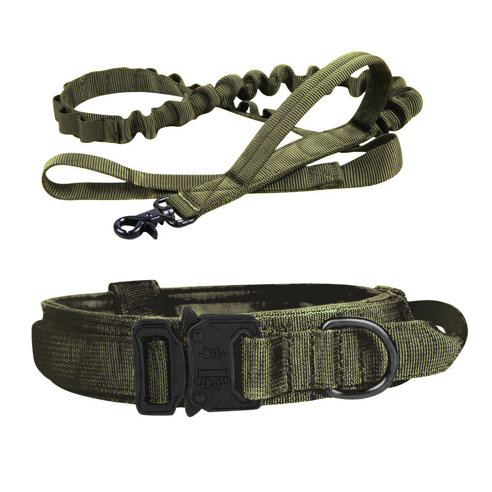 Tactical Dog Collar Dog Leash Tactical Collar Dog Leash Pet Outdoor Collar Training Pet Supplies eprolo