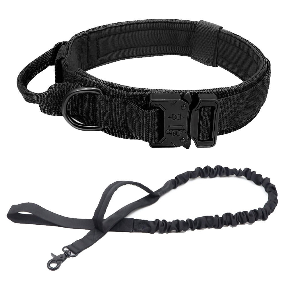 Tactical Dog Collar Dog Leash Tactical Collar Dog Leash Pet Outdoor Collar Training Pet Supplies eprolo