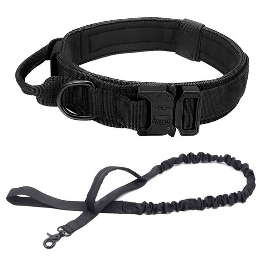 Tactical Dog Collar Dog Leash Tactical Collar Dog Leash Pet Outdoor Collar Training Pet Supplies eprolo
