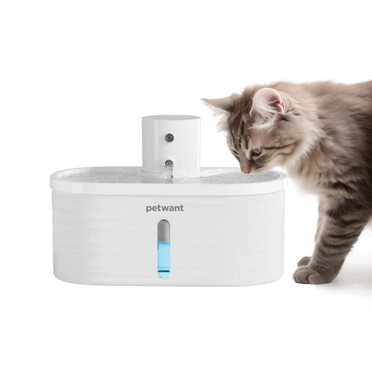 Paiwang 2.5L wireless pet water dispenser infrared sensing multi-mode strong battery life cordless automatic cat water feeder eprolo