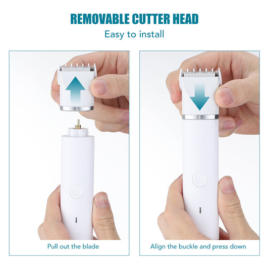 USB Pet Shaver Set Rechargeable Dog Clipper Pet Nail Grinder Electric Foot Shaver eprolo