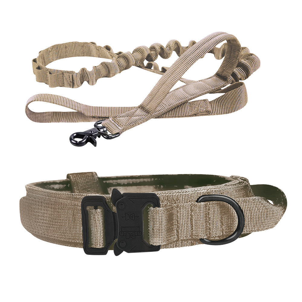 Tactical Dog Collar Dog Leash Tactical Collar Dog Leash Pet Outdoor Collar Training Pet Supplies eprolo