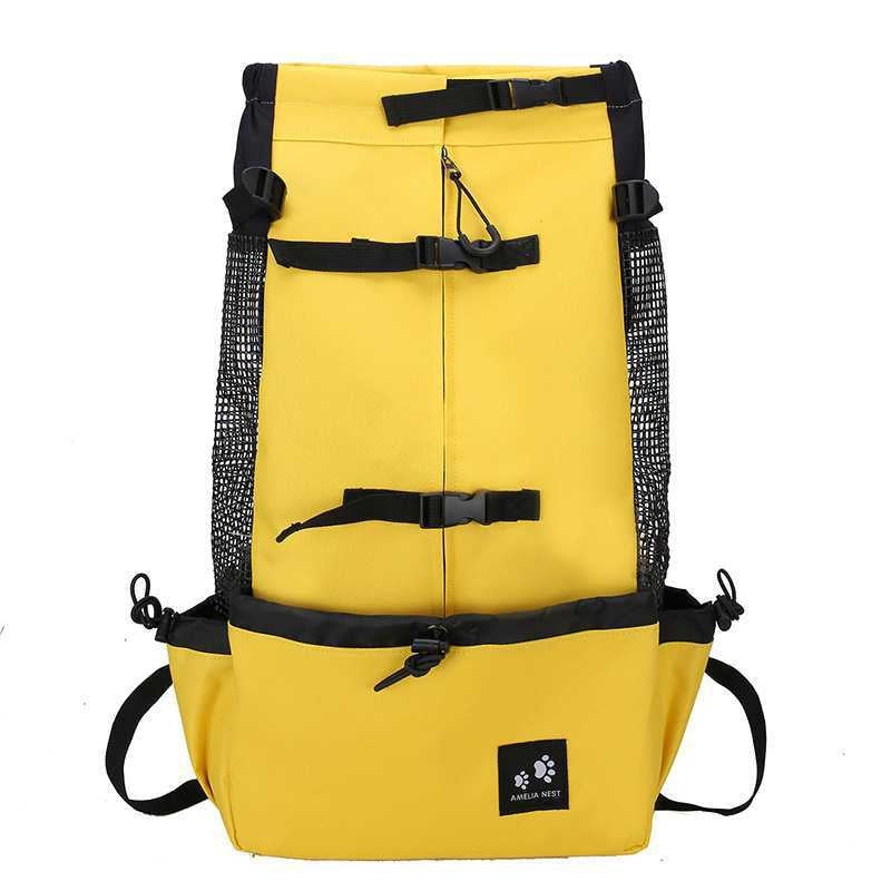 Pet Shoulder Traveler Backpack Medium And Large Dogs Exposed Bag Ventilation And Breathable Washable Outdoor Backpack eprolo