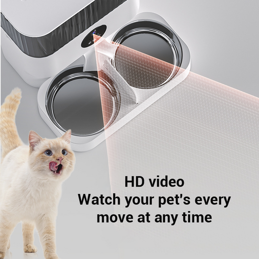 Dudu New Automatic Pet Feeder Cat Food Dog Food Timing Cat Self Feeding Machine Pet Supplies eprolo