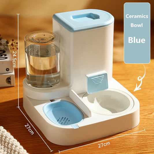 Automatic Cat Feeder Pet Bowls Dispenser Stainless Steel Bowls Cat Dog Pet Feeder Automatic eprolo