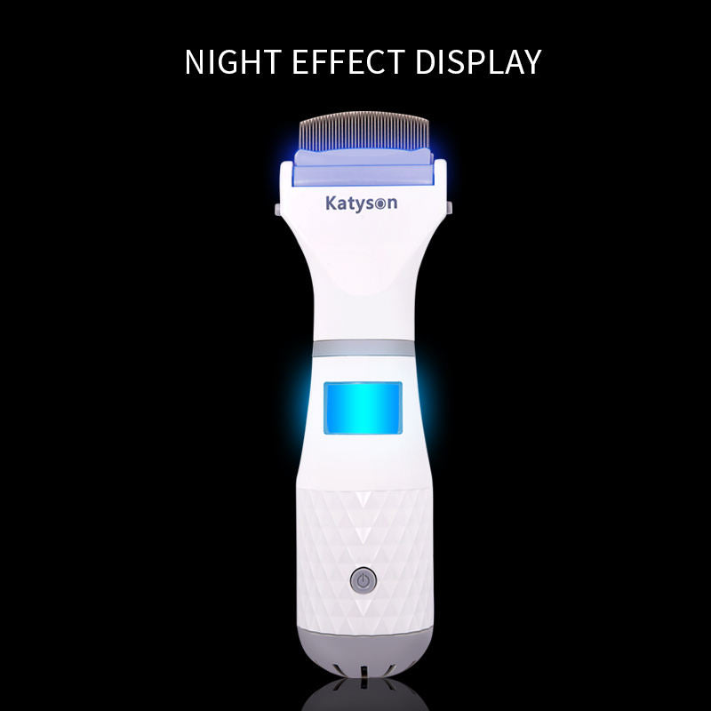 Pet Electric Flea Comb Lice Catcher Hair Cleaner Lice Catcher Pet Lice Comb Lice Remover eprolo
