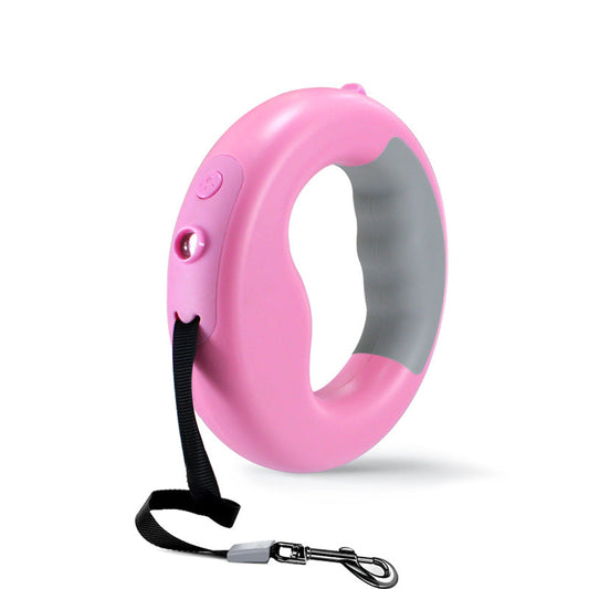 New LED Light Dog Rope Pet Automatic Retractable Leash Ring Luminous Dog Walking Rope Pet Supplies eprolo
