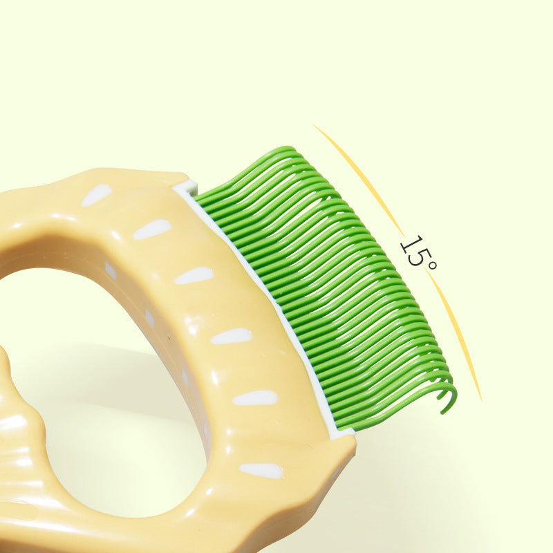 Pet Shell Comb To Remove Floating Hair Cat And Dog Cleaning Supplies Pet Bath Massage Cat Combing Brush eprolo