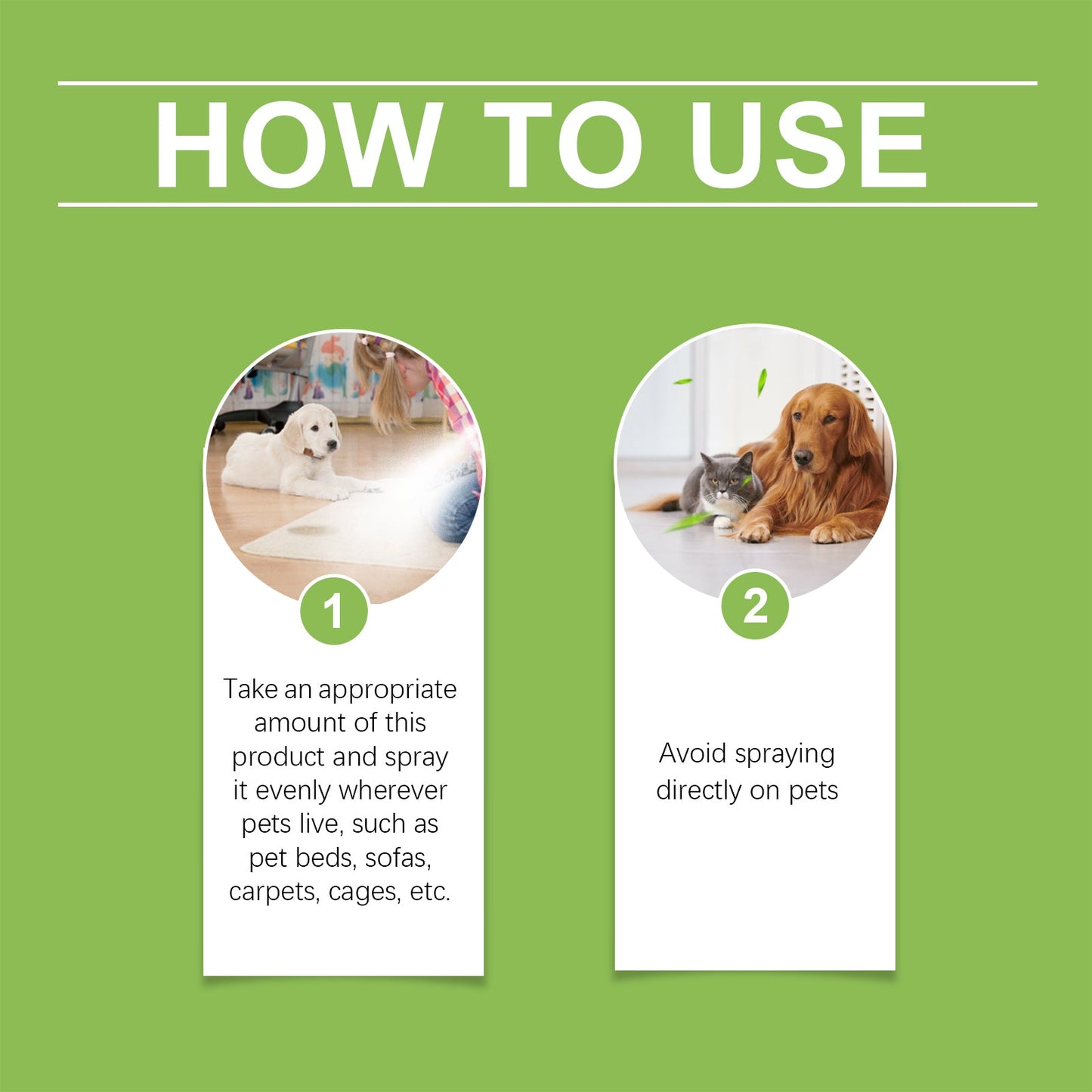 Pet Odor Spray, Indoor Pet Area Odor Cleaning And Fragrance Lasting Guardian Refreshing Spray eprolo