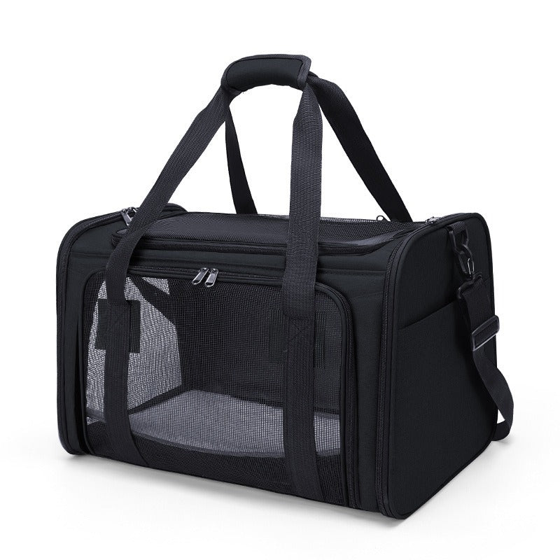 Cat Bag Portable Simple Crossbody Pet Bag Portable Cat Cage Breathable Foldable Cat Backpack eprolo