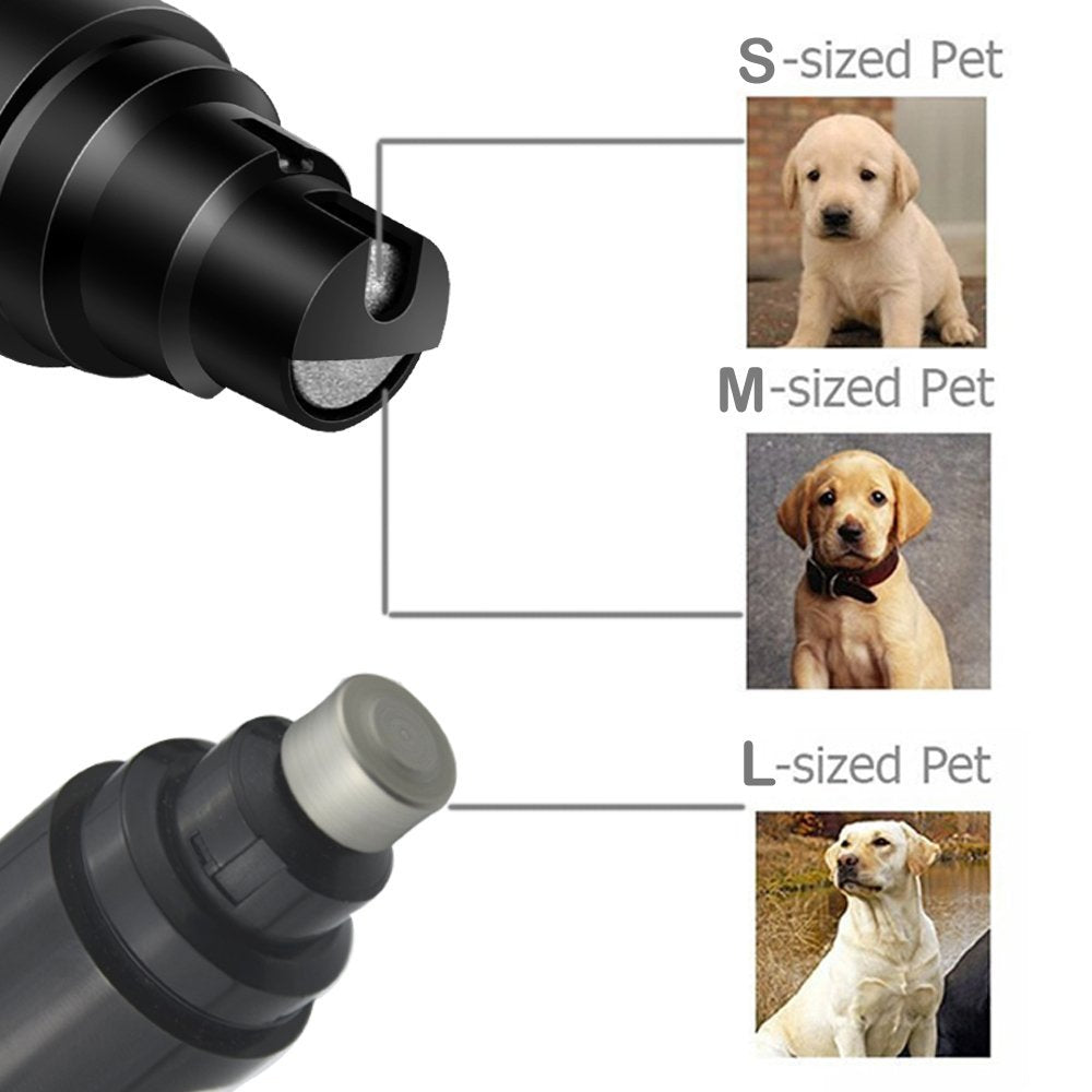 Rechargeable Dog Nail Grinders USB Charging Pet Nail Clippers Quiet Electric Dog Cat Paws Nail Grooming Trimmer Tools eprolo