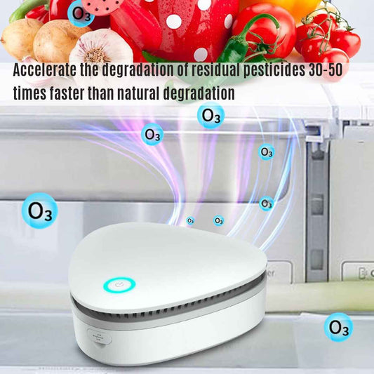 USB Portable Mini Ozone Air Purifier Fresh Deodorant Sterilizer Eliminator for Car Refrigerator Closets Pet Car