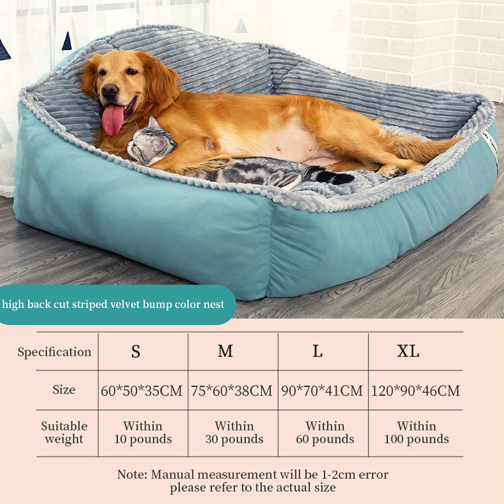 Dog House Large Dog Winter Warm Pet Mat Golden Hair Pet Winter Sofa Dog Cushion Four Seasons Universal Dog Bed eprolo