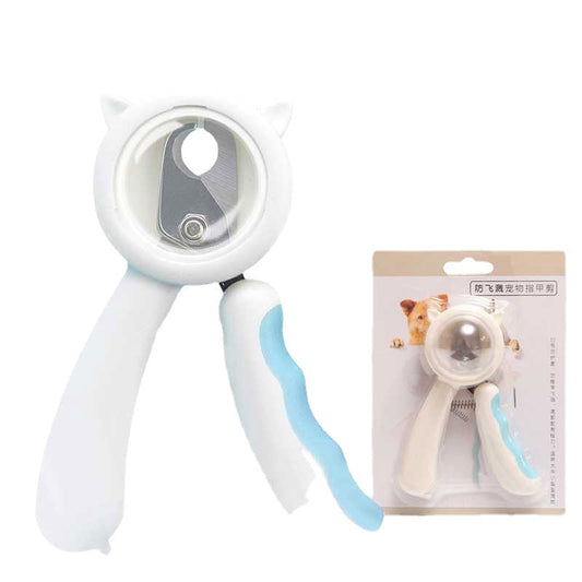 Pet Nail Clipper Stainless Steel Splash-proof Cat Nail Clipper Cleaning Grooming Pet Nail Clipper eprolo