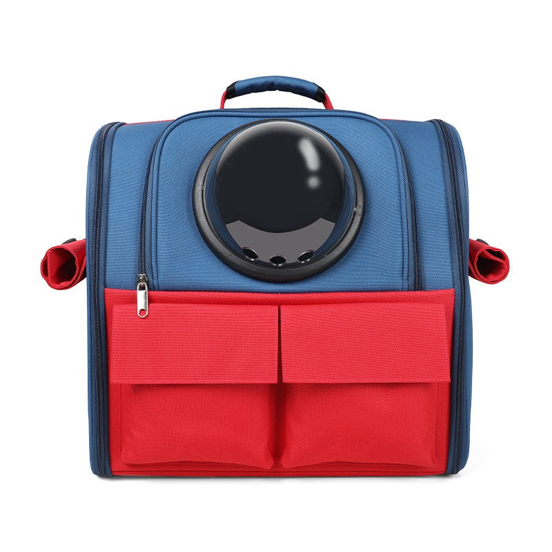 Cat Bag Large Capacity Portable Pet Bag Breathable Backpack Cat Bag Foldable Pet Backpack eprolo