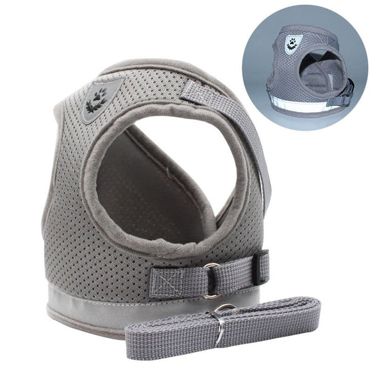 The New Pet Chest Strap Undershirt Dog Leash Reflective Breathable Dog Rope Pet Supplies eprolo