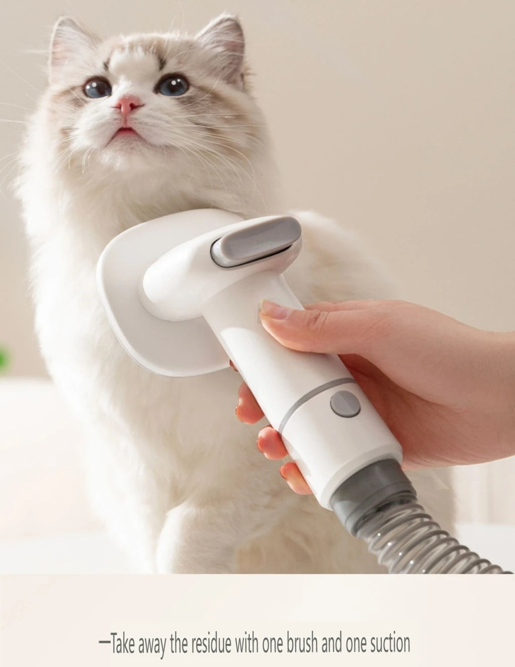 Pet Grooming Vacuum & Dog Grooming Kit with 2.3L Capacity Larger Pet Hair Dust Cup Dog Brush for Pet Hair Vacuum Cleaner eprolo