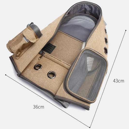 Pet Space Cat Backpack Fashion Transparent Breathable Cat Bag Dog Bag Folding Pet Bag eprolo