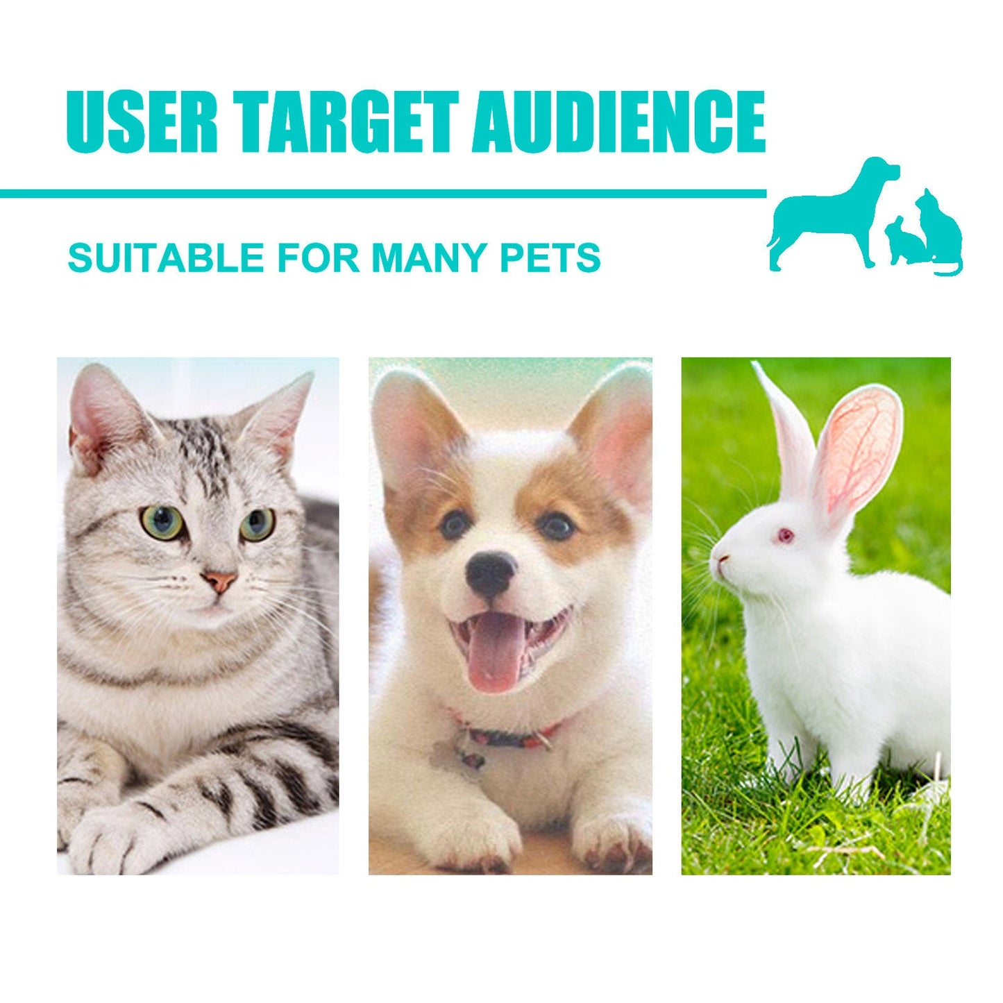 Pet Ear Cleaner Finger Wipes, Gently Clean Pet Ear Mites Ear Dirt Eye Dirt Feet Deodorize To Remove Odor eprolo