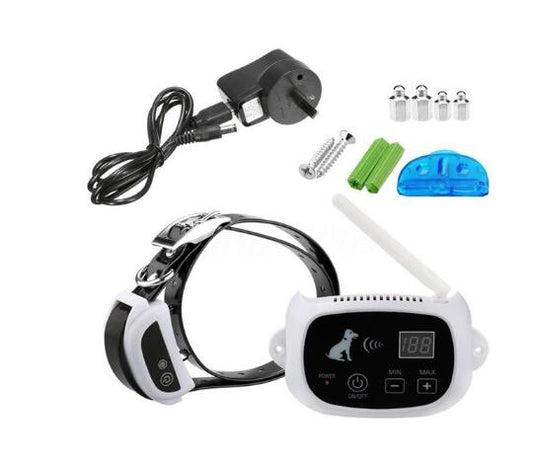 Wireless Electric Dog Pet Fence Containment System Transmitter Collar Waterproof LCD Display Dog Fence Safety Pet Supplies eprolo