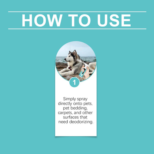 Yegbong Pet Deodorant Spray, Pet Deodorant Cleaning, Odor, Lasting Fragrance To Protect The Health Of Pets eprolo