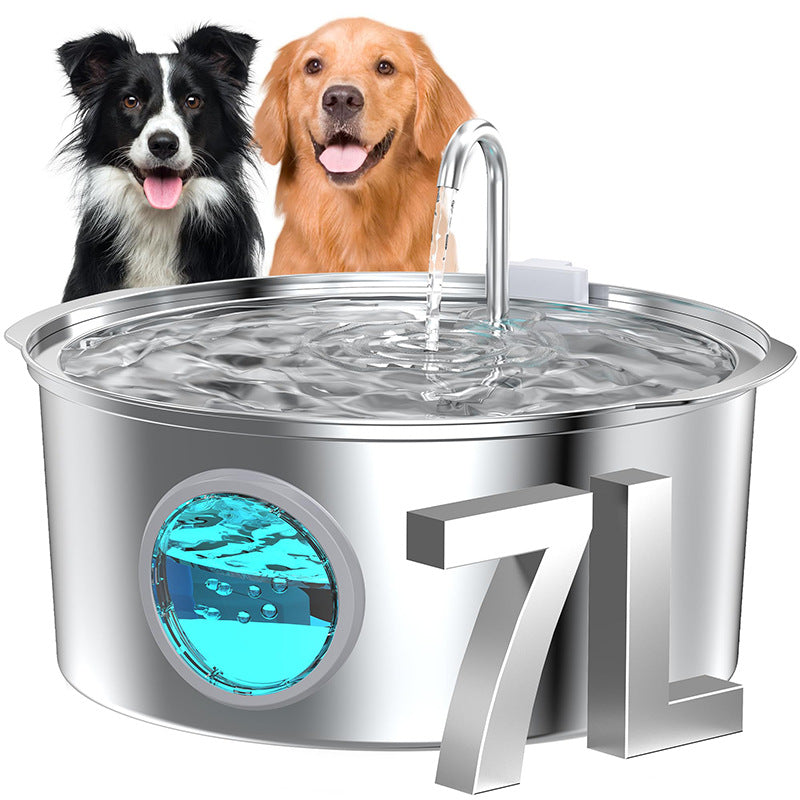 Stainless Steel Pet Water Dispenser with Large Capacity, Automatic Heating and Circulating Water for Cats and Dogs eprolo