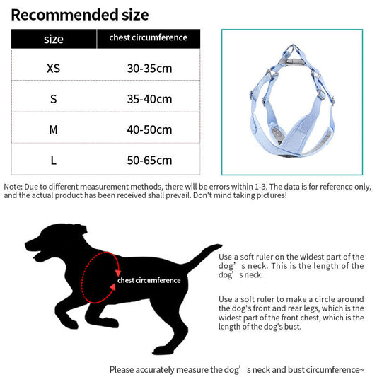 Pet Chest Strap New Macaron Fresh Summer Vest-Style Dog Leash Pet Supplies eprolo