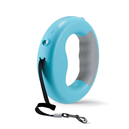 New LED Light Dog Rope Pet Automatic Retractable Leash Ring Luminous Dog Walking Rope Pet Supplies eprolo