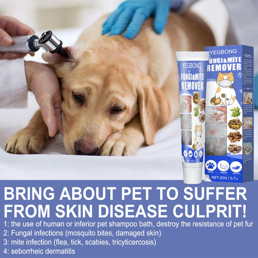 Pet Mite Relief Cream For Pet Dogs And Cats Skin Itching And Mite Removal Topical Care Cream eprolo