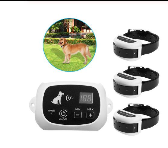 Wireless Electric Dog Pet Fence Containment System Transmitter Collar Waterproof LCD Display Dog Fence Safety Pet Supplies eprolo