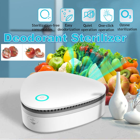 USB Portable Mini Ozone Air Purifier Fresh Deodorant Sterilizer Eliminator for Car Refrigerator Closets Pet Car
