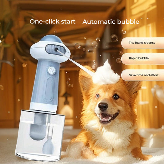 Pet Cleaning Bathing Automatic Pet Shower Foaming Machine Cat Dog Bath Solution Foaming Machine Electric Bubble Machine eprolo