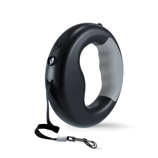New LED Light Dog Rope Pet Automatic Retractable Leash Ring Luminous Dog Walking Rope Pet Supplies eprolo
