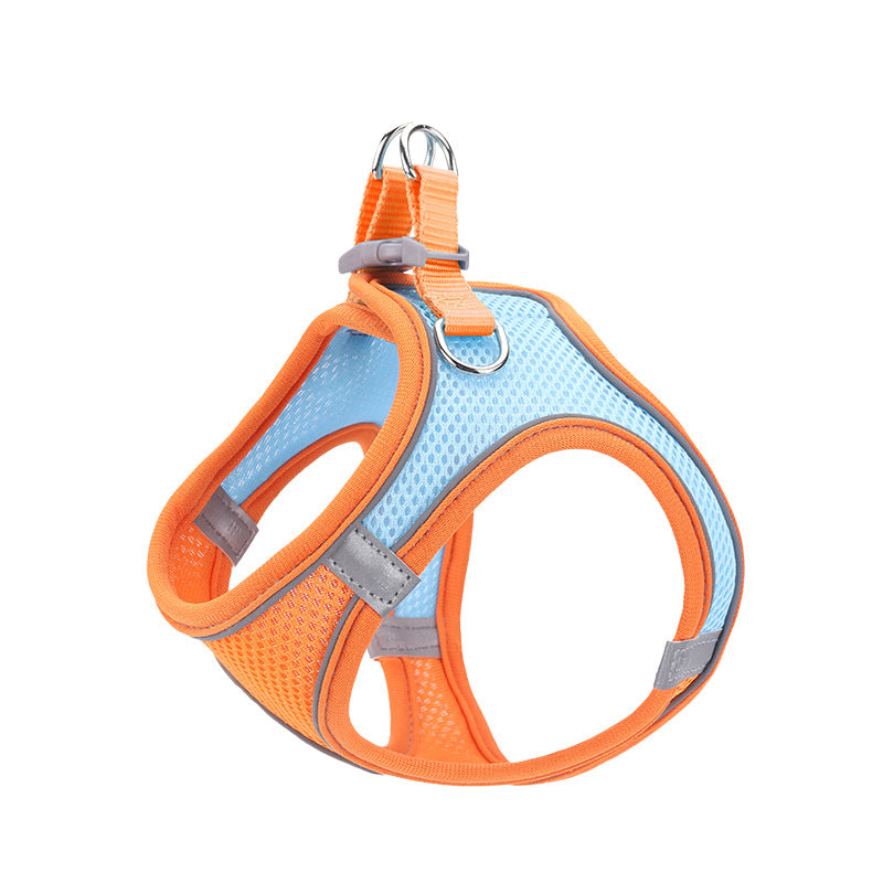 Pet Supplies Vest Pet Leash Cat Dog Chest Strap Breathable Reflective Dog Walking Chain eprolo