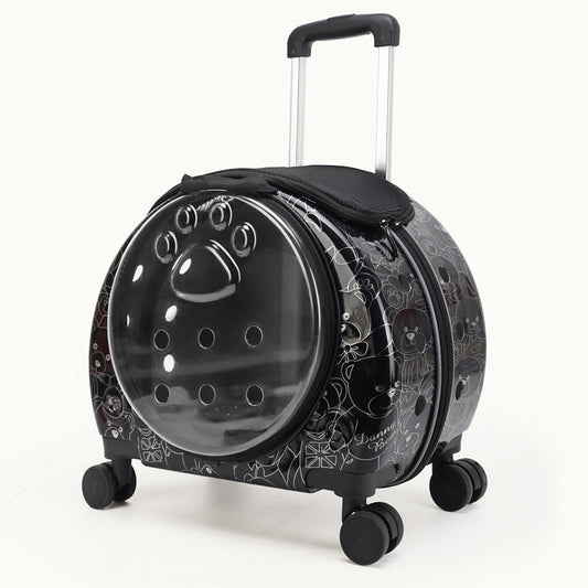 Pet Box Transparent Large Capacity Portable Pet Backpack Space Cabin Dog Luggage eprolo
