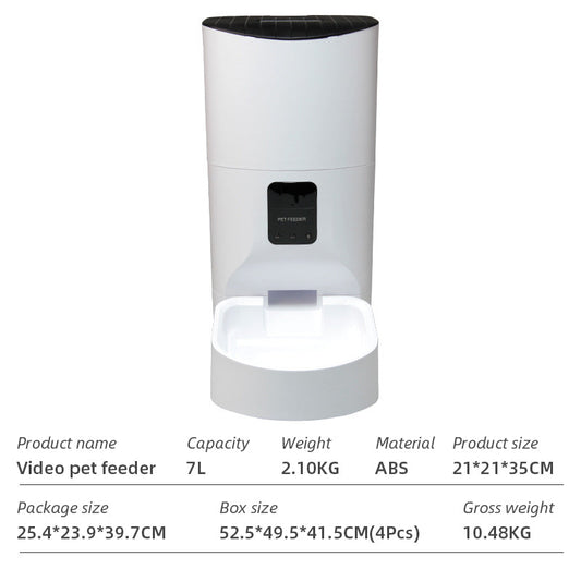 Wifi Smart APP Pet Feeder Household use Microchip Dog Automatic Pet Feeder Automatic Pet Feeder eprolo
