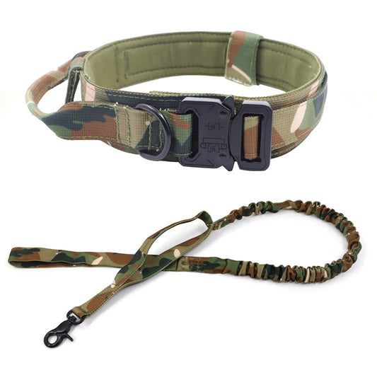Tactical Dog Collar Dog Leash Tactical Collar Dog Leash Pet Outdoor Collar Training Pet Supplies eprolo