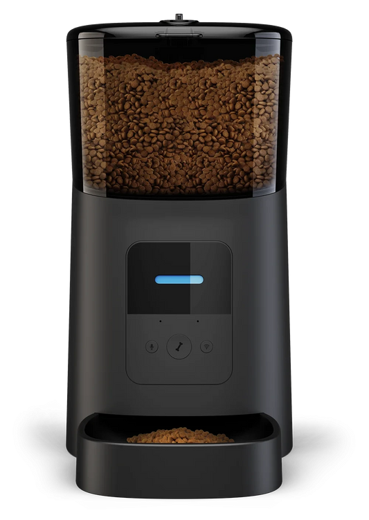 Smart Feed Automatic Dog and Cat Feeder Wi-Fi Enabled Pet Feeder Smartphone App for iPhone Voice Recorder and Programmable feed
