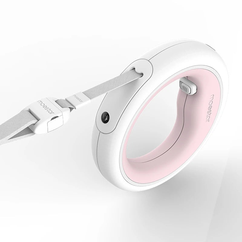 UFO 2 Retractable Dog Leash Ring Led lighting Flexible Pet collar Dog Puppy Traction Rope Belt Length 3m leash eprolo