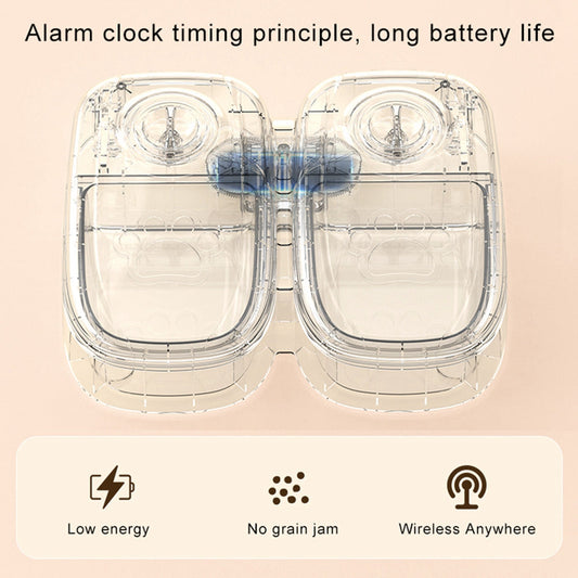 Automatic Pet Feeder Smart Food Dispenser For Cats Dogs Timer Stainless Steel Bowl Auto Dog Cat Pet Feeding Pets Supplies