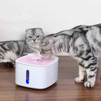 Wireless intelligent induction charging pet water dispenser with large capacity circulating filtration for mobile outdoor cats and dogs to drink water
