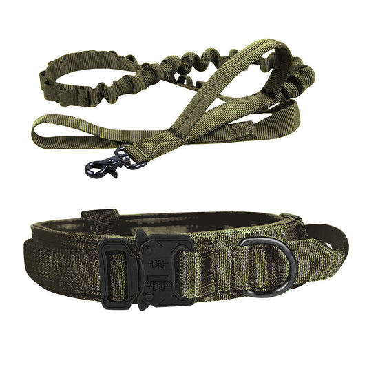 Tactical Dog Collar Dog Leash Tactical Collar Dog Leash Pet Outdoor Collar Training Pet Supplies eprolo