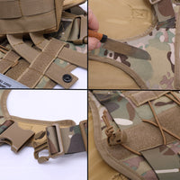 Military Tactical Dog Harness German Shepherd Pet Dog Vest With Handle Nylon Bungee Dog Leash Harness For Small Large Dogs Puppy eprolo