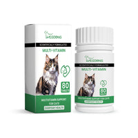 Pet Cat Multivitamin Tablets, Cats Supplement Vitamin Micronutrient Nutritional Supplements eprolo