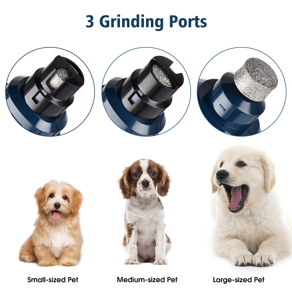 Nail Clipper Electric Pet Nail Scissors Grinder Dog Cat Claw Grooming Trimmer Cutters Nail Mill Pet Supplies Nail Grinder Cutter eprolo