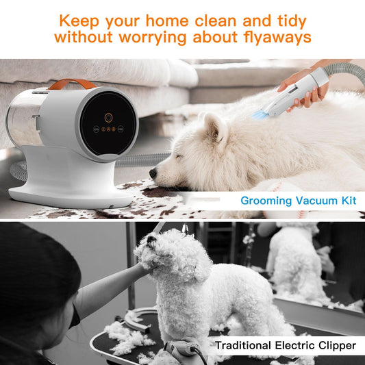 Pet intelligent beauty and grooming set is suitable for cleaning grooming and removing hair from cats and dogs of all sizes eprolo