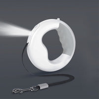 New LED Light Dog Rope Pet Automatic Retractable Leash Ring Luminous Dog Walking Rope Pet Supplies