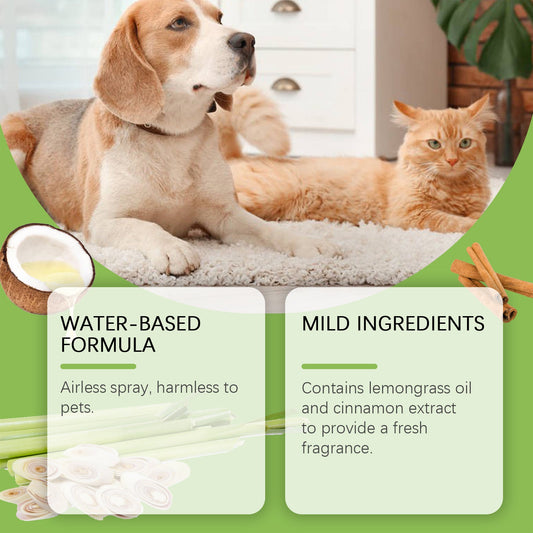 Pet Odor Spray, Indoor Pet Area Odor Cleaning And Fragrance Lasting Guardian Refreshing Spray eprolo