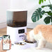 5L Double Bowls Smart Automatic Cat Feeder With Camera Cat Dry Food Video Dispenser Pet Smart Voice Recorder Auto Feeder For Dog