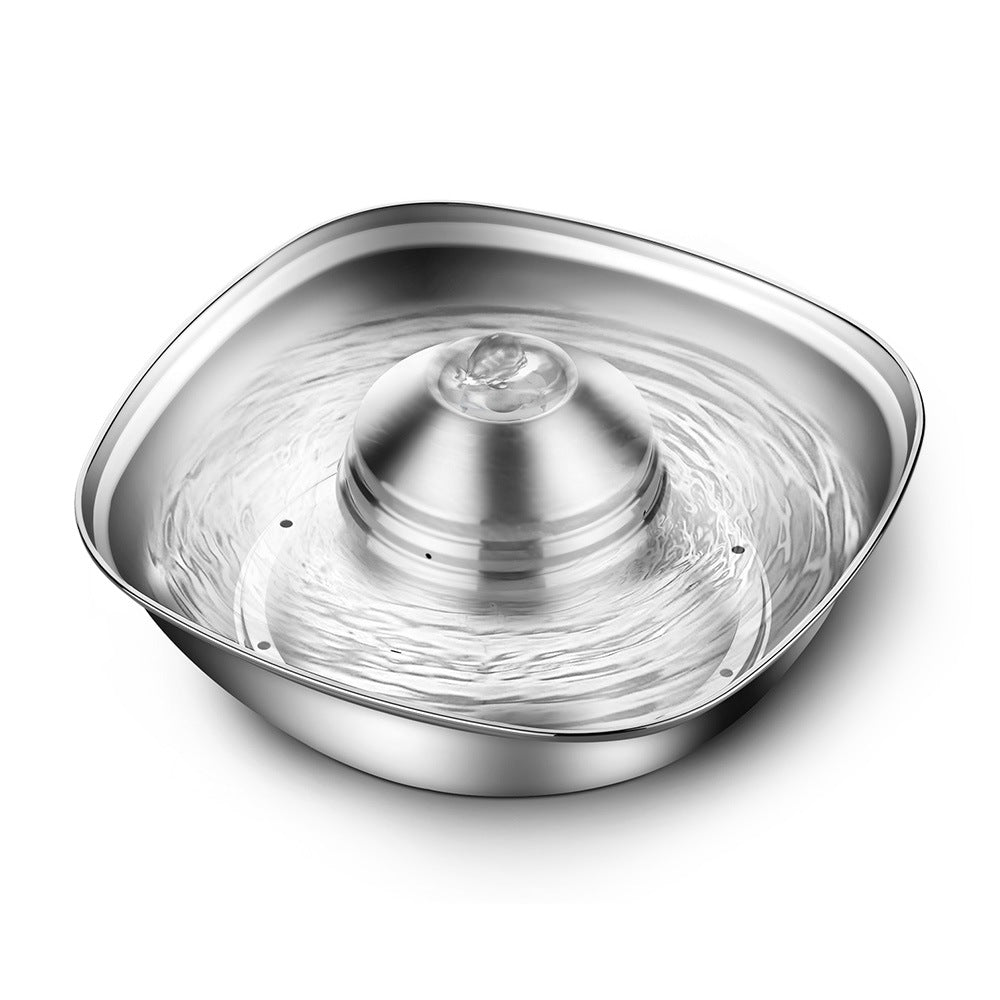 Stainless steel pet water dispenser, English neutral cat water dispenser, dog water dispenser eprolo